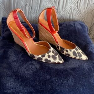 Animal Print Wedge Heels